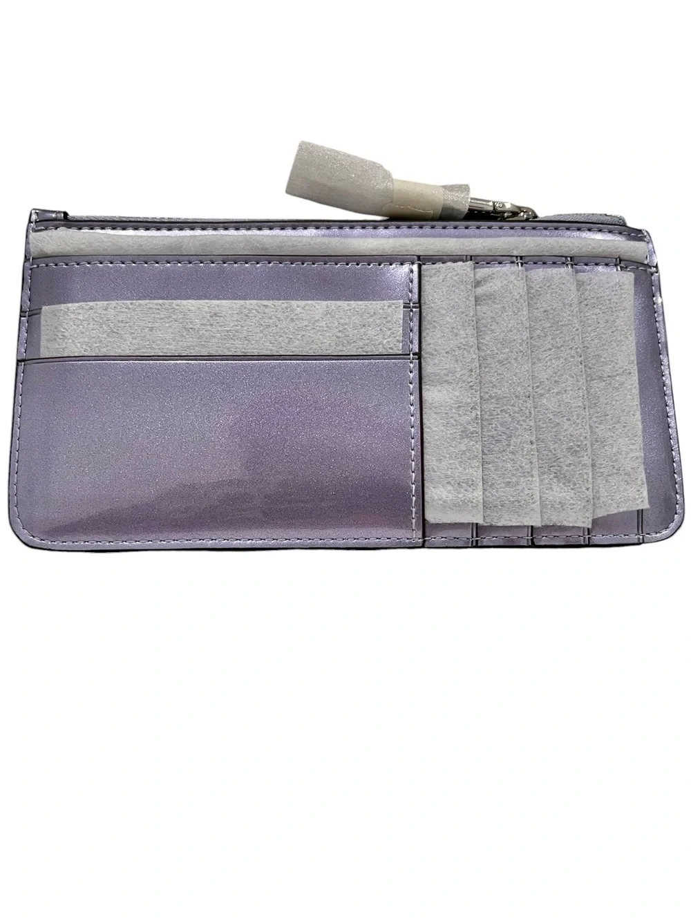 kate spade Lavender Metallic Wristlet NIB
